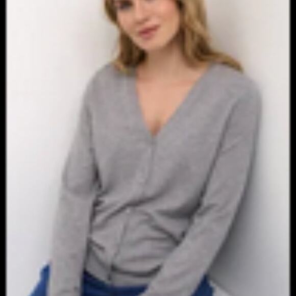 CREAM brand Dela Cardigan Light grey Size M NWT - Picture 1 of 6